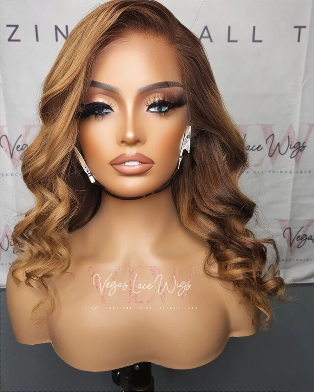 HD Invisible Lace Ginger Color Wig Amaya