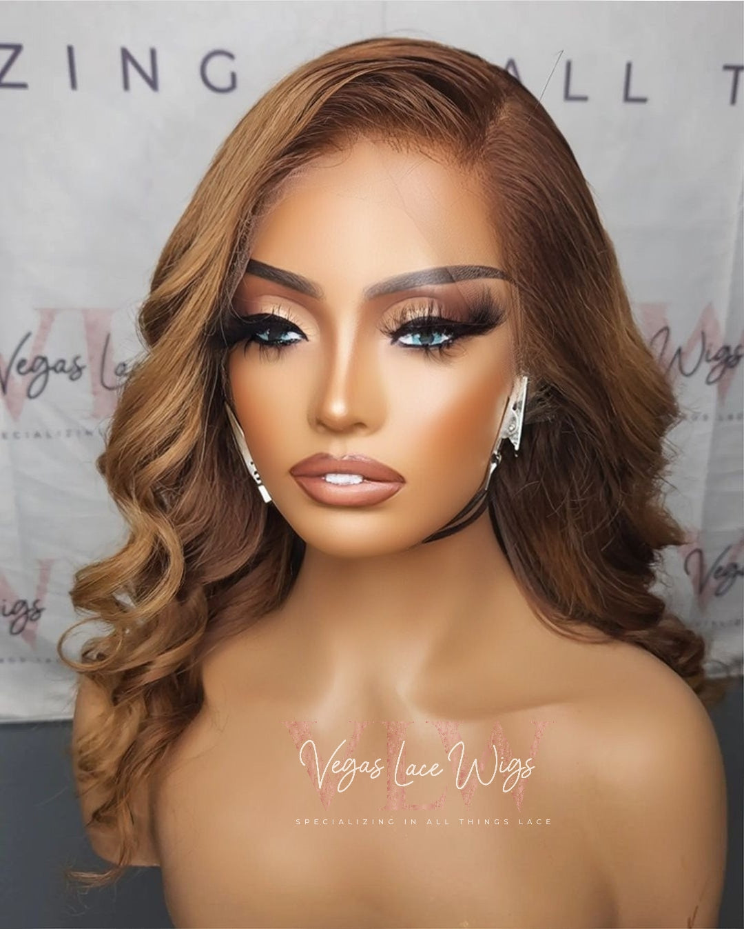 HD Invisible Lace Ginger Color Wig Amaya