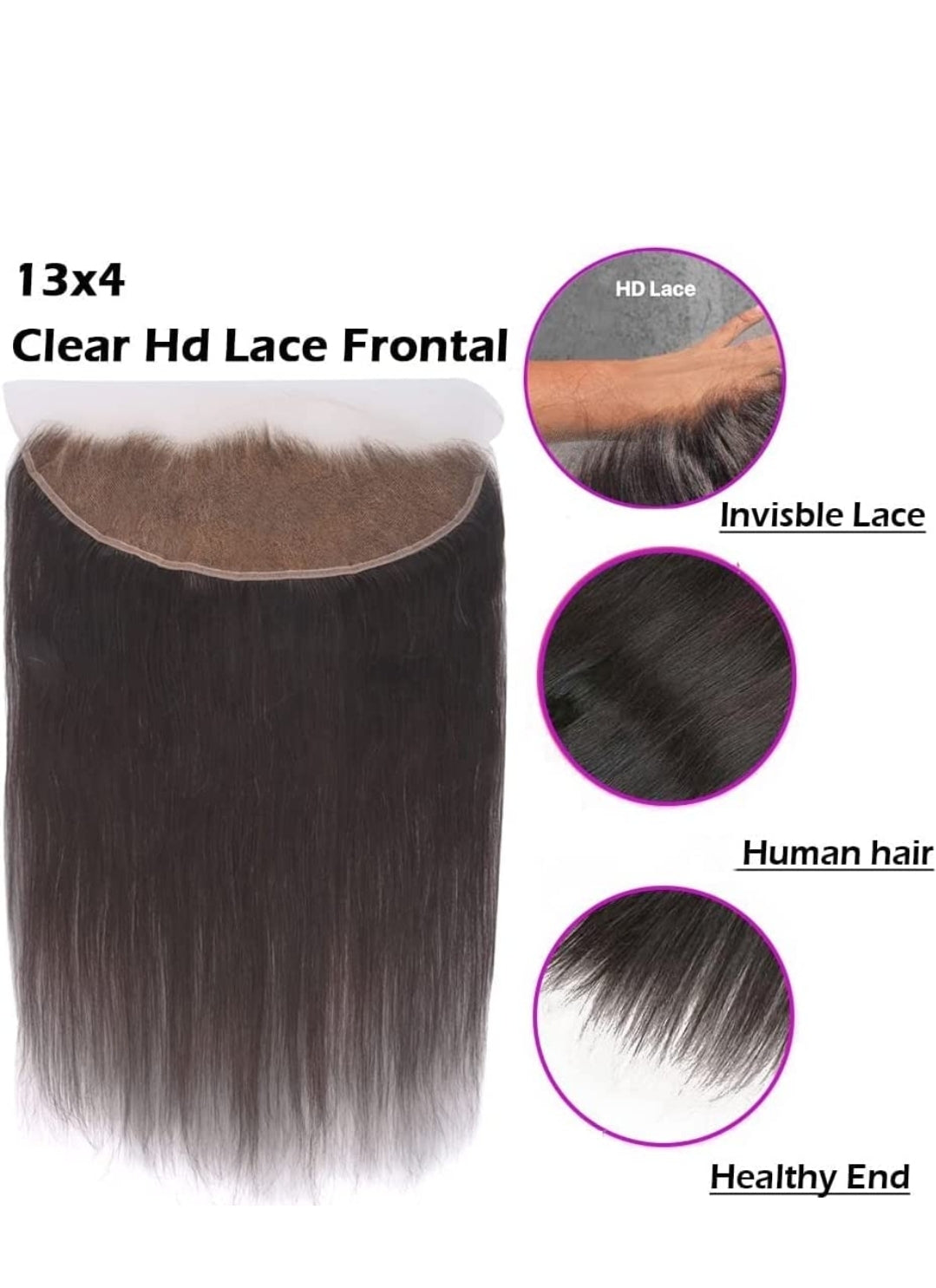 HD Lace Straight Frontal