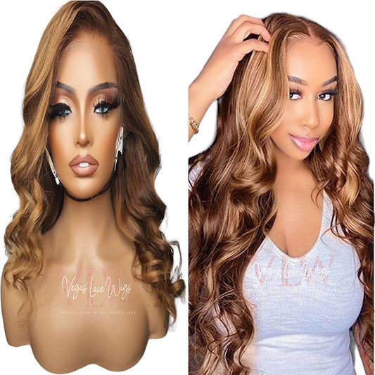 HD Invisible Lace Ginger Color Wig Amaya