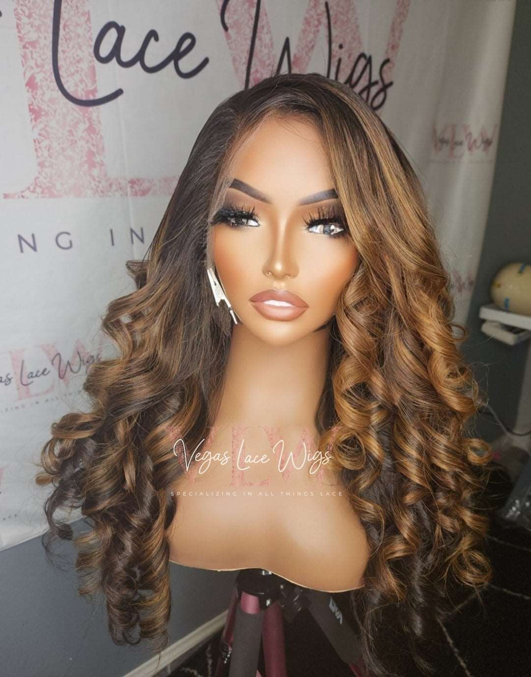 HD Invisible Lace Highlighted Wig Body Wave