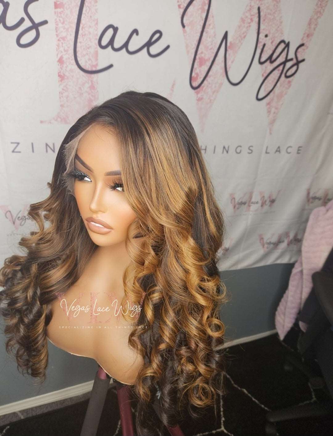 HD Invisible Lace Highlighted Wig Body Wave