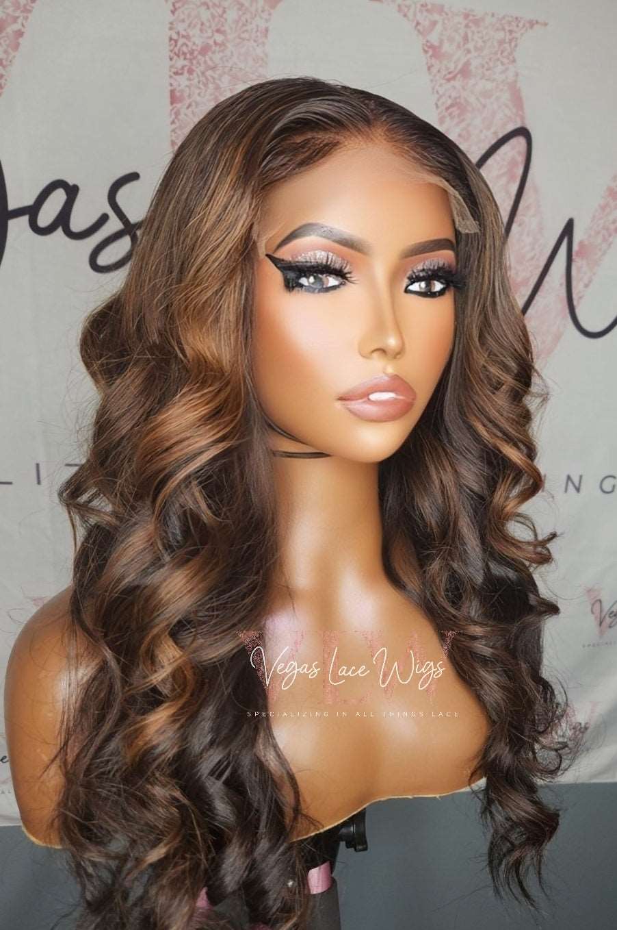 HD Invisible Lace Body Wave with Highlights Daisha