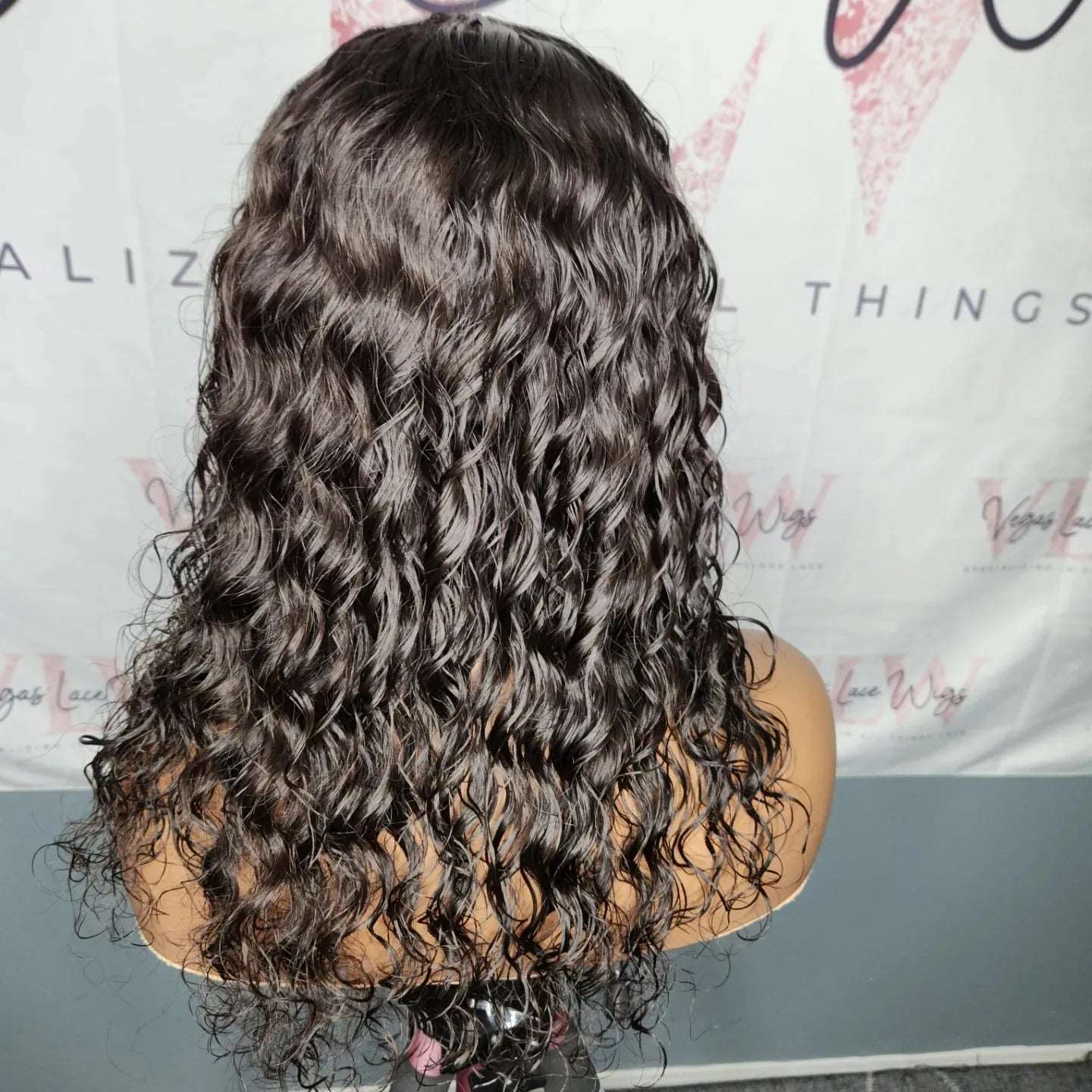 Invisible HD Lace Wig Deep Wave Short