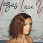 Invisible HD Lace Bob Wig Deep Wave HoneyBrown Highlights Breeona