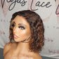 Invisible HD Lace Bob Wig Deep Wave HoneyBrown Highlights Breeona