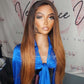 HD Invisible Lace Wig Ombre HoneyBrown