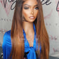 HD Invisible Lace Wig Ombre HoneyBrown