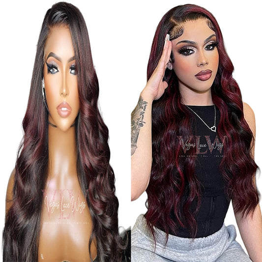HD Lace Invisible Lace Highlight 99j Wig Serobie