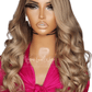 HD Invisible Lace Blond Wig Ombre