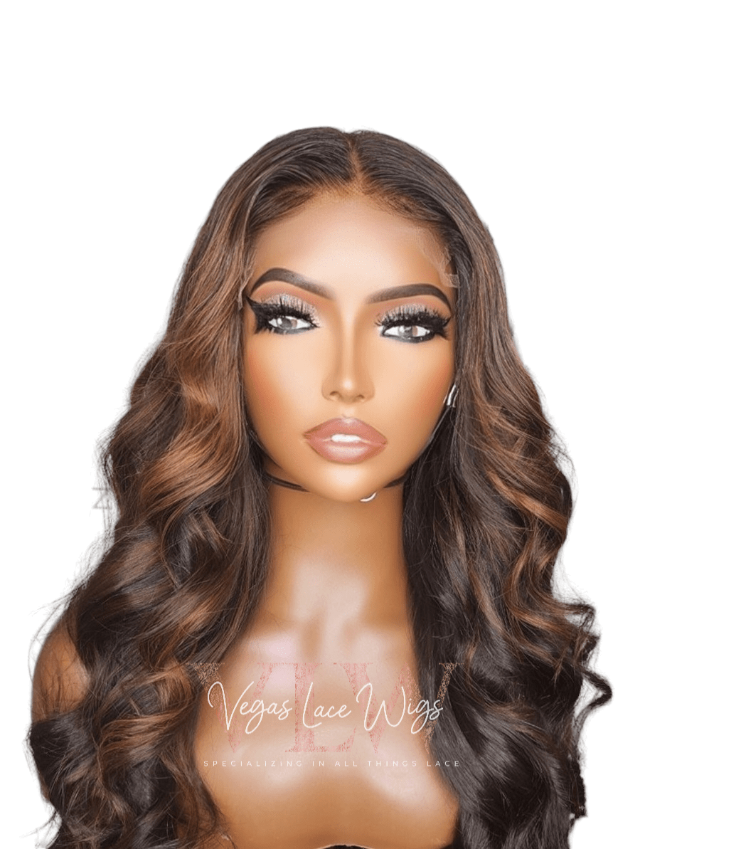 HD Invisible Lace Body Wave with Highlights Daisha