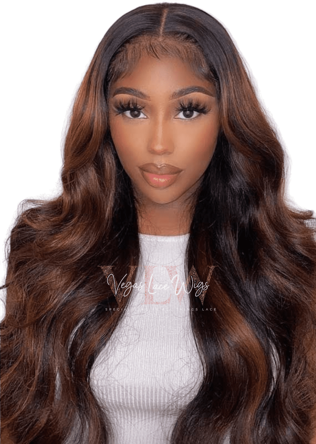 HD Invisible Lace Body Wave with Highlights Daisha