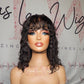 Invisible HD Lace Deep Wave Wig Body with Bangs