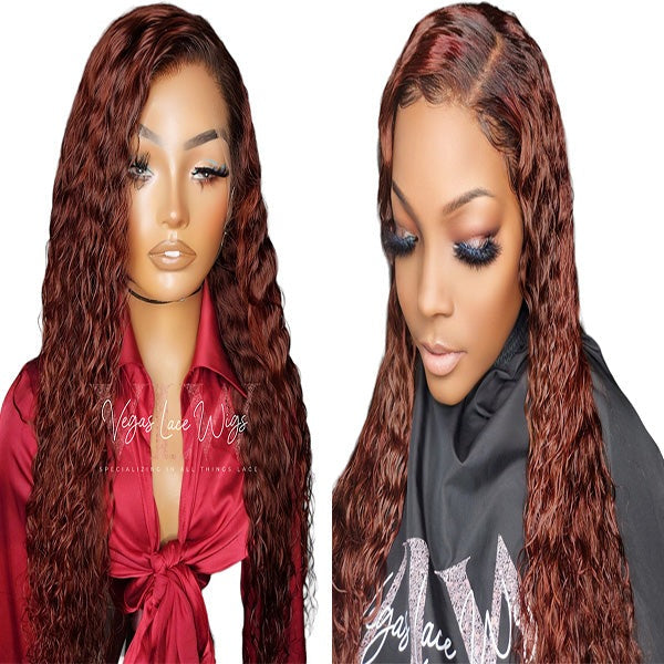 HD Invisible Lace Red Ginger Wig