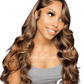 HD Invisible Lace Highlighted Wig Body Wave