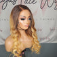 HD Invisible Lace Ombre Blonde Wig Danica